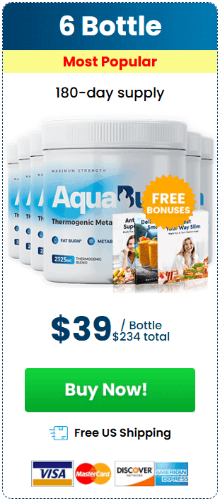 Buy AquaBurn 6 Bottle